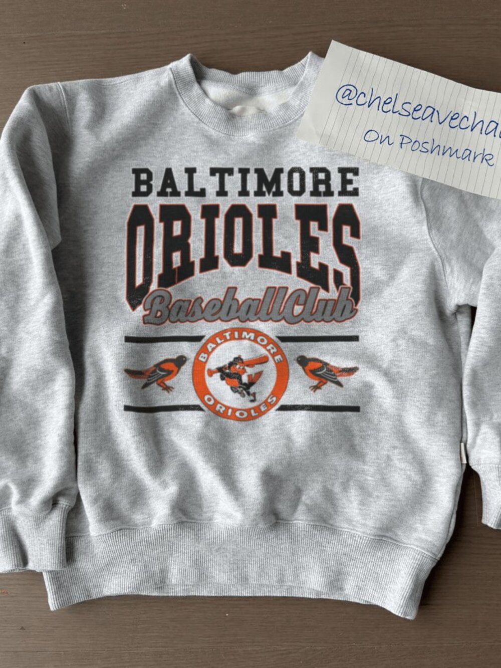 Vintage Baltimore Orioles Baseball Club Sweatshirt, Baltimore Orioles MLB Shirt